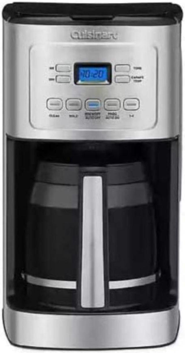Refurbished: Cuisinart DCC-1800FR 14 Cup Programmable Coffee Maker with  Hotter Coffee Option Silver 
