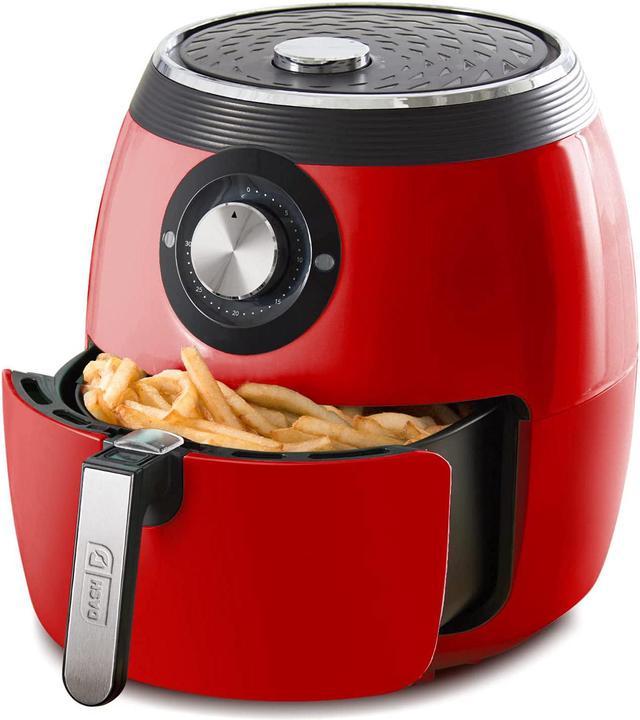 Refurbished Kitchen HQ 10-in-1 9-Quart Dual Air Fryer with Kebabs - Red -  Excellent