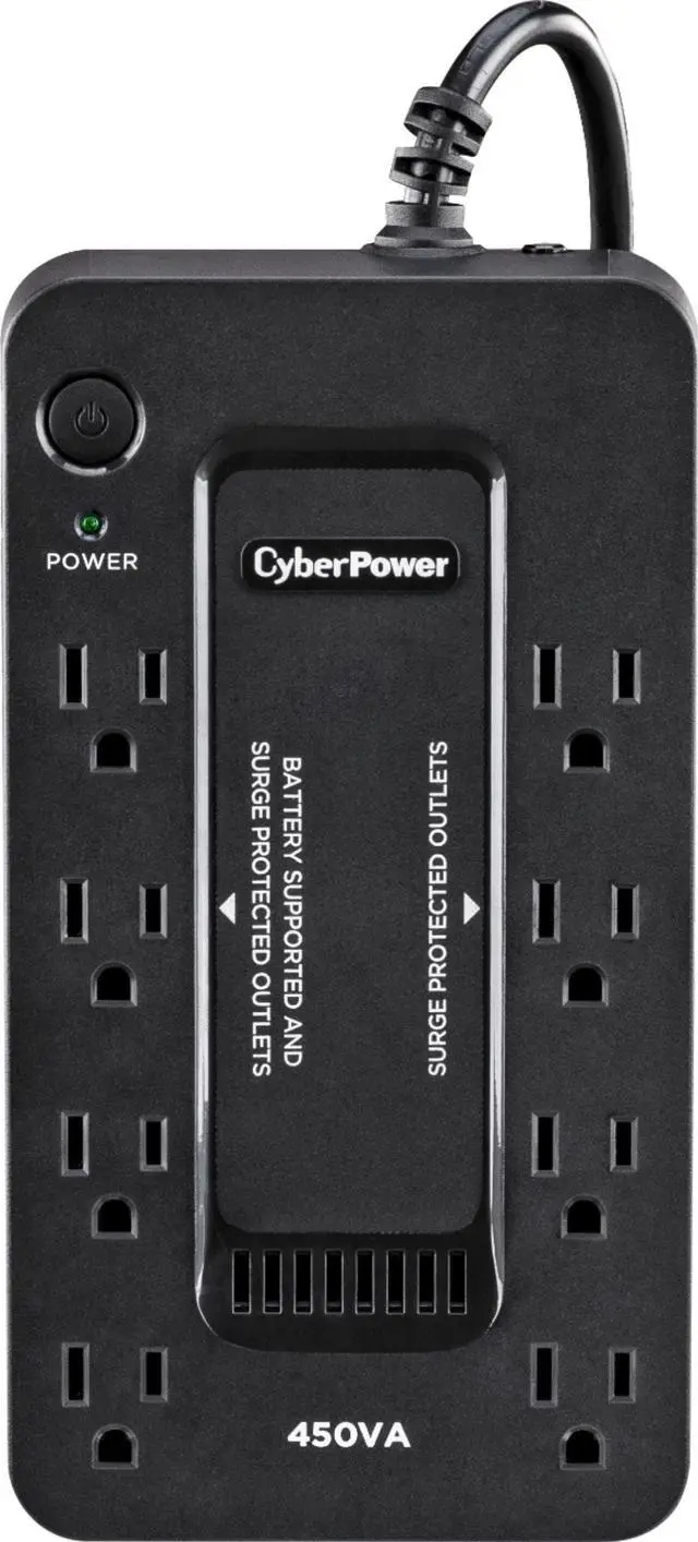CyberPower SE450G1-R 450VA/260W Battery Back-Up System UPS - New Battery