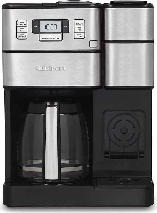 Cuisinart SS-GB1 Coffee Center Grind & Brew Plus, Built-in Coffee Grinder,  Black/Silver & SS-GB1 Coffee Center Grind & Brew Plus, Built-in Coffee