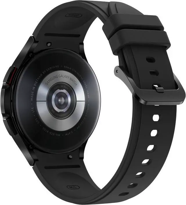 Alt view image 13 of 15 - Samsung SM-R890NZKAXAA Electronics Galaxy Watch 4 Classic 46mm Smartwatch with ECG Monitor Tracker, Black