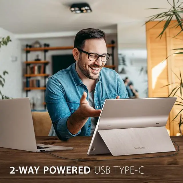 Alt view image 4 of 4 - ViewSonic TD1655-S 16" 16:9 Portable Multi-Touch IPS Monitor