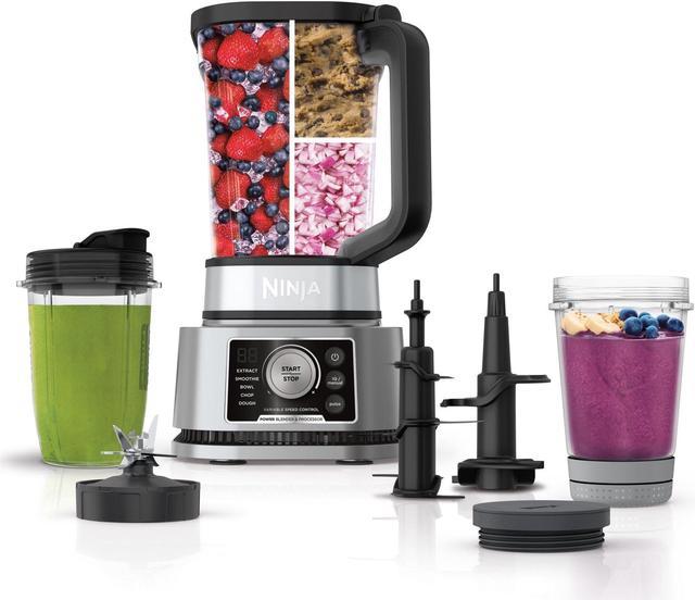 Ninja SS350 Foodi 72Oz Power Blender & Processor System with Smoothie Bowl  Maker & Nutrient Extractor 