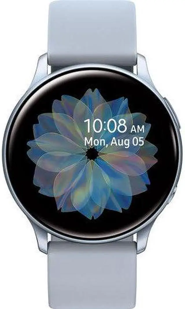 Alt view image 10 of 14 - Samsung Galaxy Watch Active2 (44mm), Cloud Silver (Bluetooth) - Wrist - Accelerometer, Barometer, Gyro Sensor, Heart Rate Monitor, Ambient Light Sensor - Heart Rate, Steps Taken, Calories Burned, ...