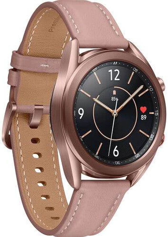 Alt view image 15 of 17 - Samsung Galaxy Watch3 SM-R850 Sport 41mm (GPS) Mystic Bronze Smartwatch - Grade B