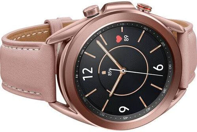 Alt view image 17 of 17 - Samsung Galaxy Watch3 SM-R850 Sport 41mm (GPS) Mystic Bronze Smartwatch - Grade B