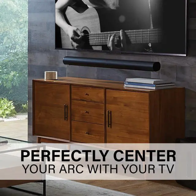 Alt view image 5 of 11 - SANUS WSSAWM1-W2 Extendable Wall Mount Designed For Sonos Arc Soundbar White
