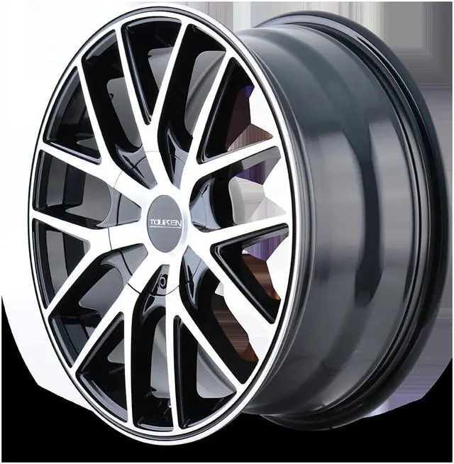 Alt view image 3 of 4 - 1 Wheel 18" TR60 18x8 5x127 Black Machined 40ET 71.5CB (3260-8873B)