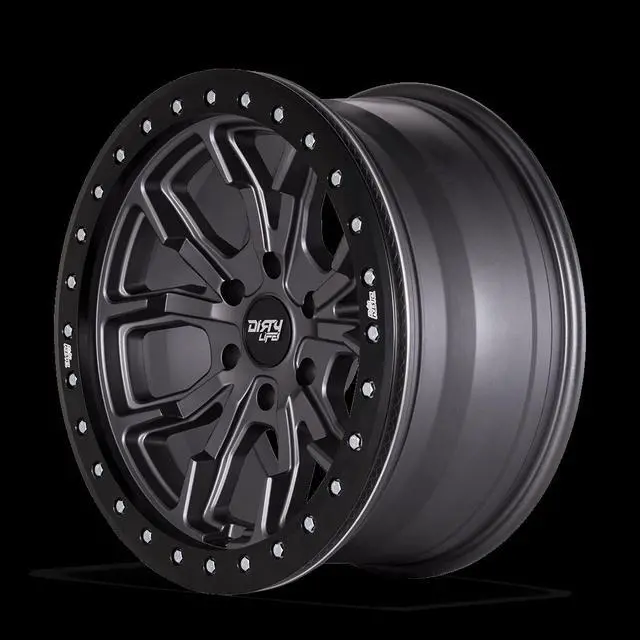 Alt view image 4 of 5 - 1 Wheel 17" DT-1 9303 17x9 5x127 Matte Gunmetal -38ET 78.1CB (9303-7973MGT38)