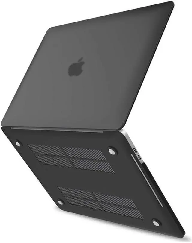 Alt view image 4 of 6 - Matte Laptop Case for Apple Macbook 12" Retina,Hard Sell Case Protective for Mac Book A1534 - Matte Black