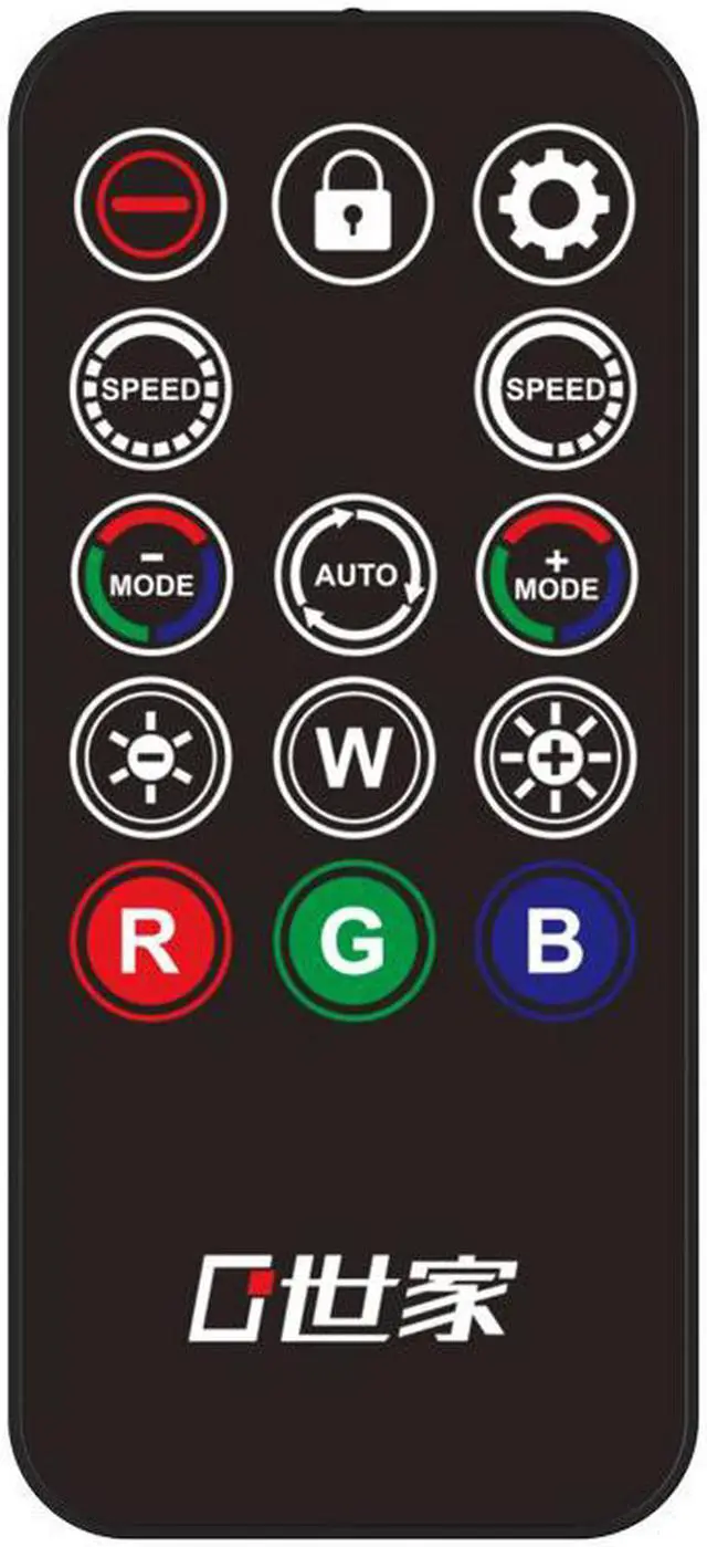 Alt view image 4 of 6 - EnLabs Wireless IR Remote 12V RGB Controller,12V 4 Pin to SATA AURA RGB Controller for Cooling Fan,LED Strip,Case Fan RGB SYNC-6.6FT Distance Using