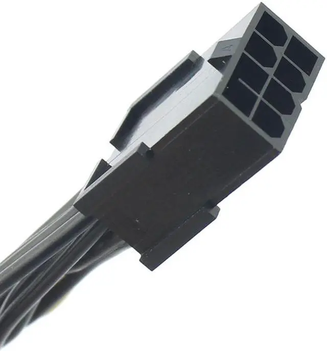 Alt view image 6 of 6 - EnLabs PCIE8PSPL8P6IN 6 inch PCIe 8pin to 2 x 8pin(6+2) Male to Female PCI-E Power Splitter Cable for GPU Power Supply,Dual PCIe 8pin Ethereum Mining Video Card to PSU Power Cable