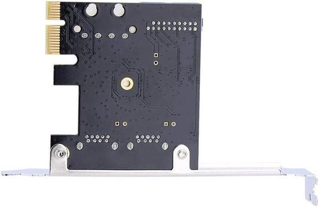 Alt view image 6 of 7 - 4 Port PCIE PCI-e to USB 3.0 (2 x Type A+ 20 Pin Internal) Expansion Card Hub Controller PCI Express Card Adapter w/ Molex Power