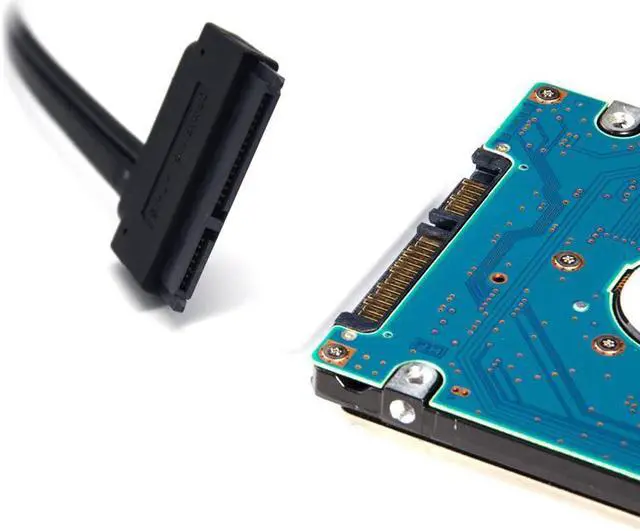Alt view image 5 of 5 - USB Powered eSATA Data to 2.5'' Hard Disk Drive SATA 22Pin SSD Adapter Cable for Laptop PC - 1.64FT