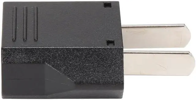 Alt view image 4 of 5 - Type C EU to Type A USA & Canada Travel Adapter Plug, 2 Prong Universal Power Converter,European to USA 2-Pin Power Adapter