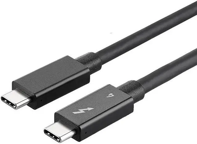 Alt view image 2 of 7 - Thunderbolt 4 Cable Compatible USB 4.0,40Gbps Data Transfer,100W PD Charging Support 8K@60Hz or 2X 4K@60Hz Video, Compatible with Thunderbolt 4/3, External SSD, USB-C Docking Station - 3.3FT