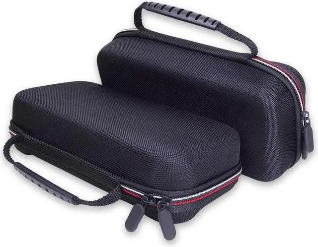 Alt view image 2 of 6 - Carrying Case for Nintendo Switch Console and Accessories, Hard Travel Storage Protective Case with Handle Strap for NS Lite and Switch OLED - 31 Game Card Slots, Black