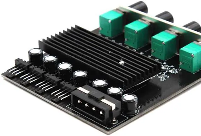 Alt view image 2 of 5 - Computer PC Cooling Radiator System 4 Channel 3 pin 4 pin Cooler Fan RPM Speed Controller w/ PCI Slot Rear Bracket for fan 12 v - power by molex 4pin