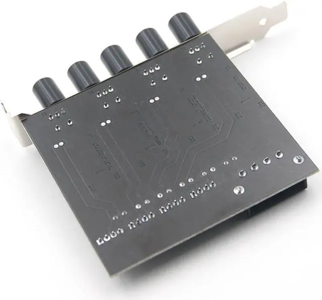 Alt view image 5 of 5 - EnLabs 5 Channel 12V3A High Power 3pin & 4pin Fan Speed Controller w/ PCI Slot Cover,Support CPU Water Cooler,DDC D5 Water Pump Water Cooling Kit DIY