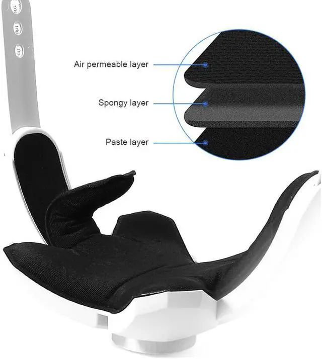 Alt view image 3 of 7 - Head Strap Compatible with Oculus Quest 2 Elite Head Strap Replacement with Super Soft Foam, Enhanced Support & Gaming Immersion, Reduce Pressure in VR Headset, Adjustable for different head sizes