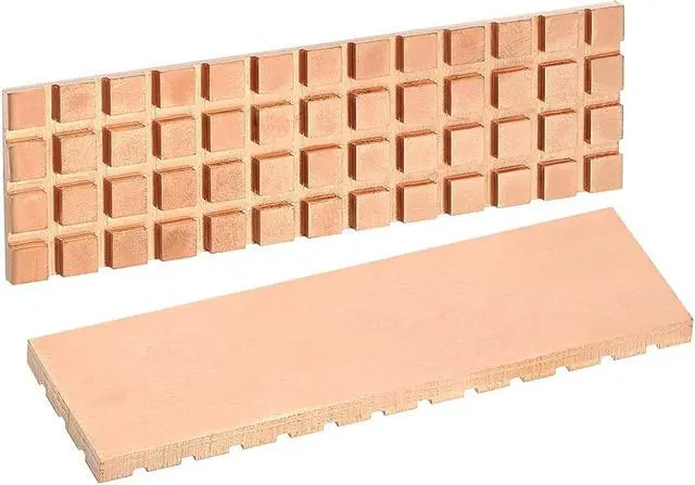 Alt view image 3 of 5 - M.2 2280 Pure Copper Heatsink with Thermal Conductive Adhesive for Cooling M.2 NVMe / NGFF SSD Radiator, Suitable for Computer Laptop M2 Solid State Disk - 70x20x3.0mm