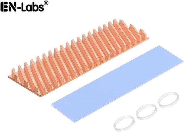 Main image of M.2 SSD Copper Heat Sink with Thermal Pad for NVMe NGFF 2280 M2 Solid State Disk Computer Cooler PC Notebook Radiator Laptop Heatsink-70x20x2.0mm