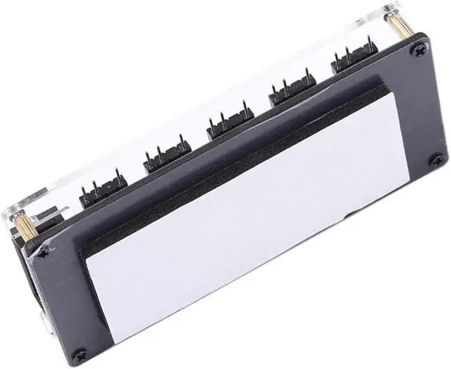 Alt view image 5 of 7 - EnLabs AURA SYNC 5V 3-pin RGB 10 Hub Splitter w/ PMMA Case, SATA Power 3pin ARGB Adapter Extension Cable for ASUS GIGABYTE MSI ASRock RGB LED Strip Lighting,Fans & Cooler- 1FT Extension Cable Included