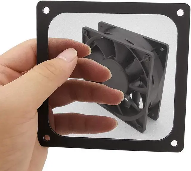 Alt view image 4 of 7 - Enlabs MGFLITER14CM 140 mm Magnetic Frame Black Nylon Mesh Dust Filter PC Cooler Fan Filter with Magnet , Dustproof Computer Case Cover
