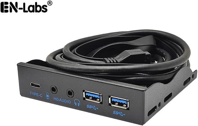 5 in 1 USB C Hub 3.2 Gen 2 10 Gbit/s, USB C Adapter with 4K@60Hz HDMI +  3*USB 3.2 Gen 2 +100W PD, Multiport USB 3.2 Hub for MacBook, Mac Pro, Mac