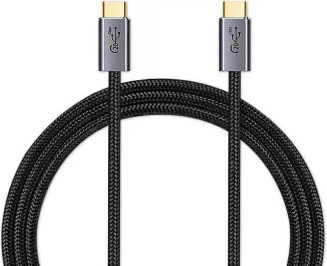 Alt view image 2 of 5 - USB C to USB C 3.2 20Gbps Cable, USB C 3.2 Gen 2×2 Cable for 8K@60Hz Video , PD 100W Fast Charging Compatible with MacBook Air Pro Yoga 27 Dell LG 4K 2K Type C Display Monitor - 3.3FT
