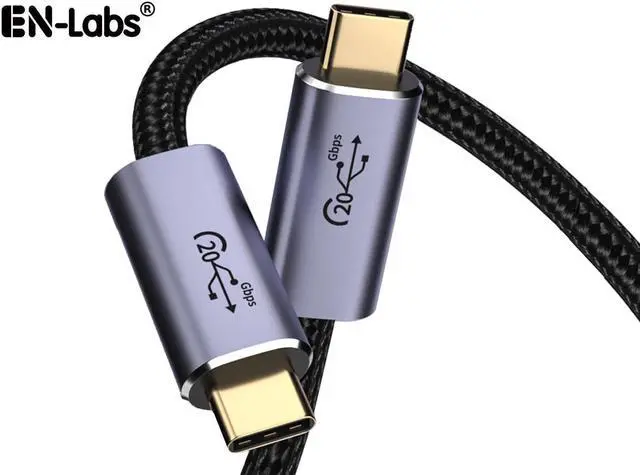 Main image of USB C to USB C 3.2 20Gbps Cable, USB C 3.2 Gen 2×2 Cable for 8K@60Hz Video , PD 100W Fast Charging Compatible with MacBook Air Pro Yoga 27 Dell LG 4K 2K Type C Display Monitor - 3.3FT