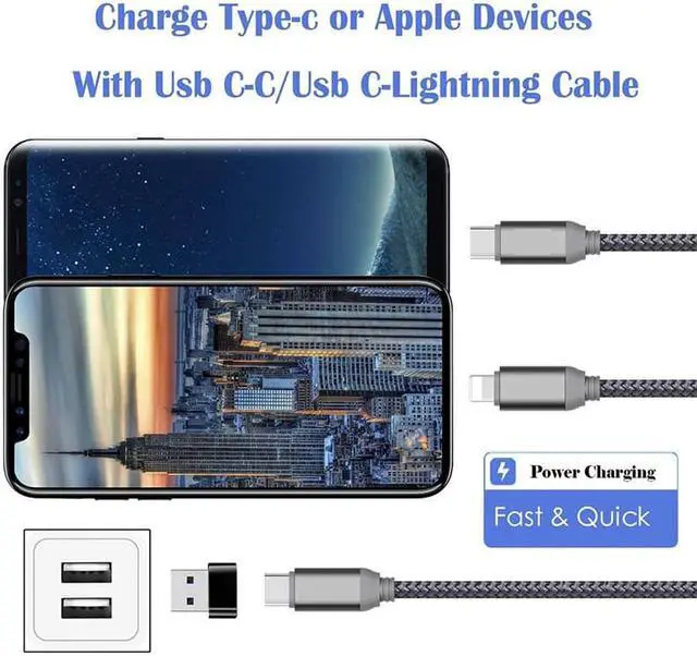 Alt view image 5 of 5 - USB 2.0  Male to USB Type C Female OTG Adapter Converter Type-C Cable Adapter For  Samsung Galaxy s8 s9 USB-C Data Charger - 2 Pack