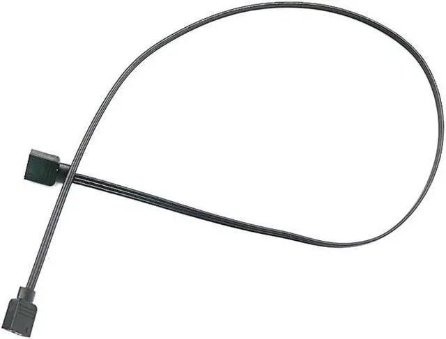 Alt view image 5 of 6 - EnLabs 12V 4pin RGB Female to Female Flat Cable,4 Pin Extension Connector Cord Wire for PC RGB Fan Cooler & LED Light Strips-1.64FT - 5 Pack