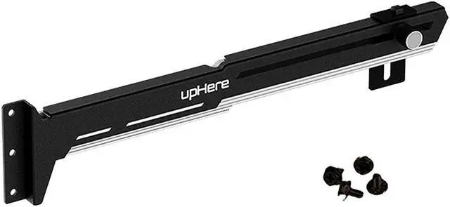 Alt view image 3 of 7 - GPU Holder 5V 3PIN Addressable RGB Graphics Card GPU Brace Support Video Card Sag Holster Bracket, Built-in ARGB Strip, Length and Height Adjustable, Mounting by 3 PCI Slot