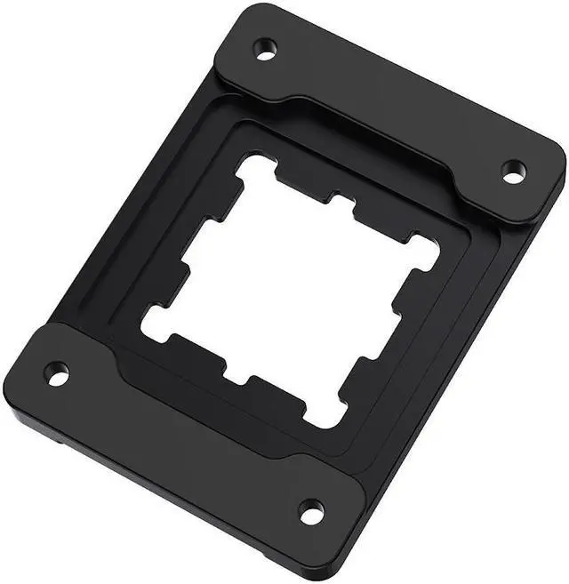 Alt view image 4 of 7 - CPU Contact Frame Anti-Bending Buckle for AMD AM5 Aluminum Corrector Bracket Holder,AM5 Full-fit Fixed Non-Marking Mounter Fixing Frame, CPU Cooler Standard for X670 B650,Black