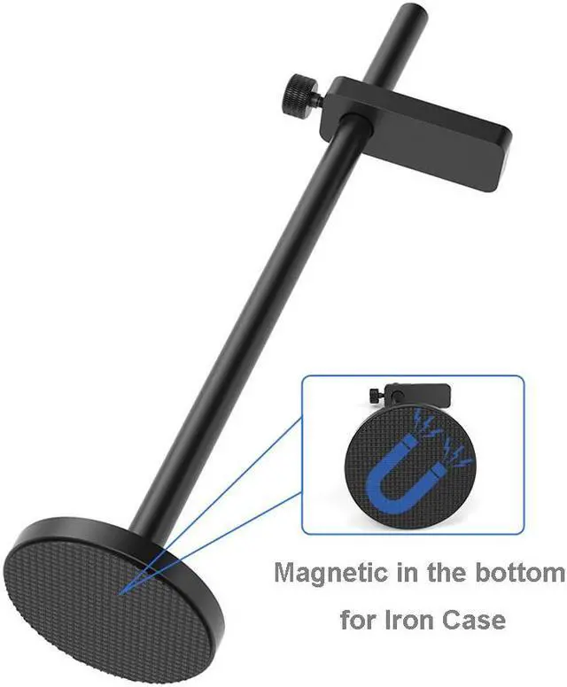 Alt view image 5 of 6 - Graphics Card GPU Brace Support Video Card Anti-Sag Holder/Holster Bracket with Magnet Base for Iron Case, 7.5" Max. Height Adjustable,Aluminum Black