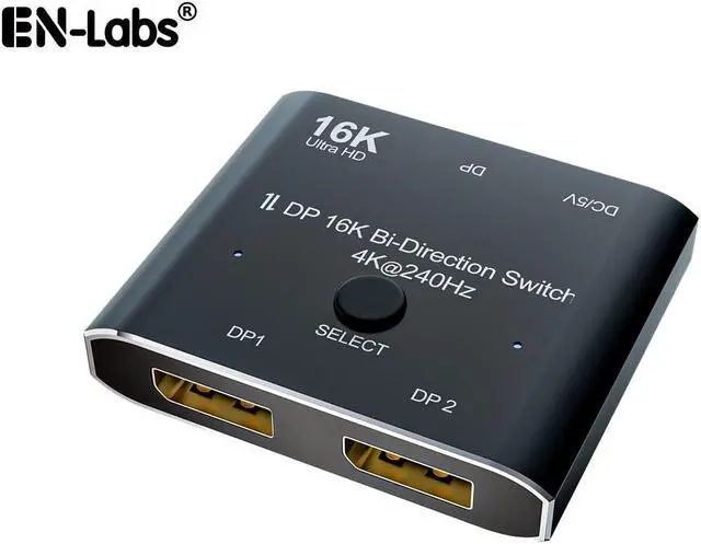Main image of 16K@60Hz DP 2x1 Bi-Direction Switch DisplayPort-compatible 8K@120Hz 4K@240Hz Switcher Converter for Multiple Source and Displays Video Converter