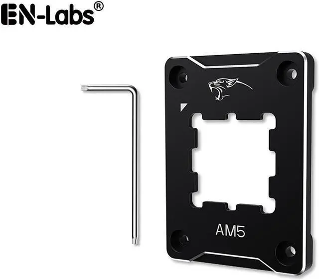 Main image of CPU Contact Frame Anti-Bending Buckle for AMD AM5 Aluminum Corrector Bracket Holder,AM5 Full-fit Fixed Non-Marking Mounter Fixing Frame, CPU Cooler Standard for X670 B650,Black