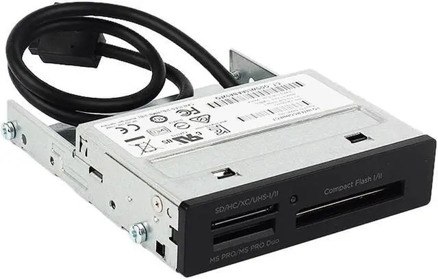 Alt view image 2 of 5 - 3.5" Floppy Drive Internal Card Reader USB 3.2 GEN1 5Gbps SD,CF,MS,XD Desktop Card Reader USB Flash Memory Reader Front Panel for Desktop Z240 Z440 Z640 Z840,1.64ft Cable Length