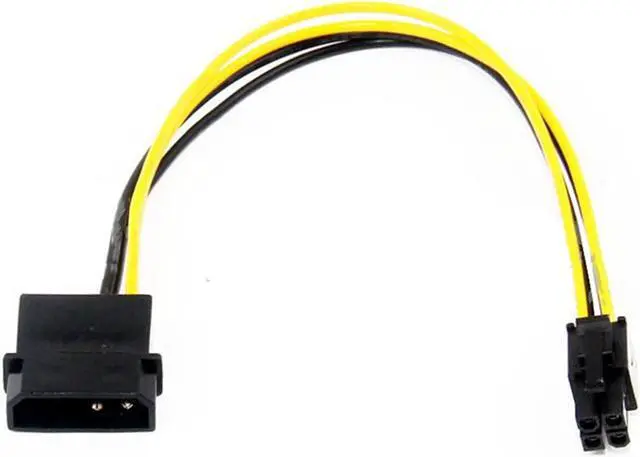 Alt view image 3 of 4 - EN-Labs 4 Pin CPU Power Adapter Cable, Molex LP4 to 4-Pin ATX P4 CPU Auxiliary Power Converter Cord, PSU IDE 4pin to Motherboard CPU 4pin Male to Male Power Cable - 8 Inches