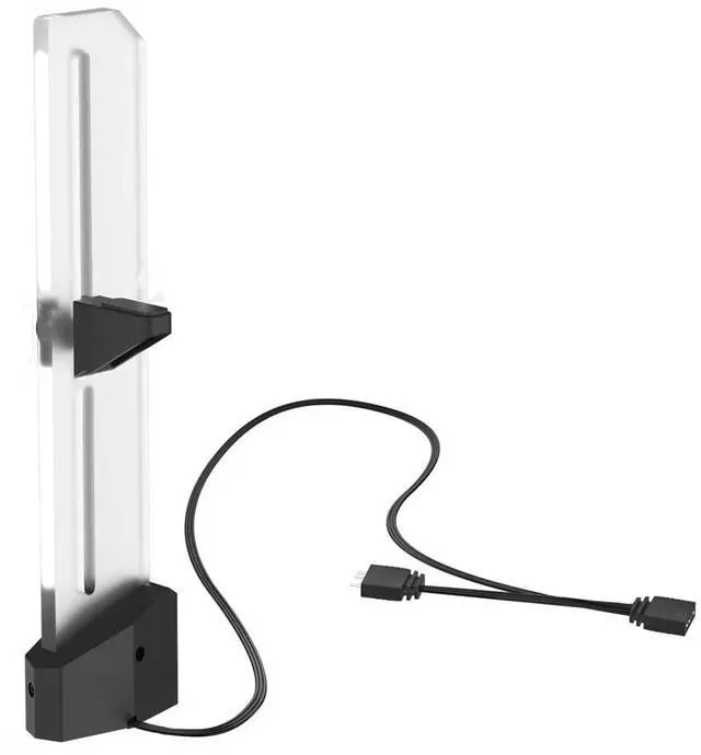 Alt view image 2 of 7 - ARGB GPU Brace , 5V 3 Pin RGB GPU Stand Holder, Anti Sag GPU Bracket, Graphics Card Support 1.38" to 6.77" Height Adjustable with Magnetic Bottom for Computer,6mm Acrylic