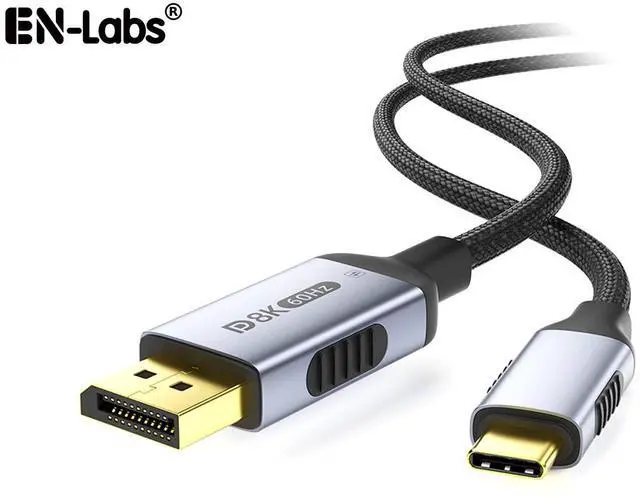 Main image of Bidirectional USB C to DisplayPort 1.4 Cable 8K@60Hz DP to USB-C or USB-C to DP Reversible Thunderbolt 3/4 Compatible Video Adapter Cable - 4K@240Hz,HDR Support - 3.3FT