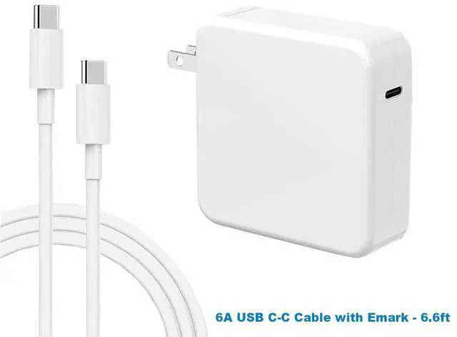 Alt view image 2 of 6 - 87W USB C Wall Charger, Universal Power Delivery Charging Adapter, Replacement Foldable Fast Charger PD3.0 for MacBook Pro/Air, HP, Lenovo, Asus, Steam Deck, and All Type C Devices (6.6ft Cable )