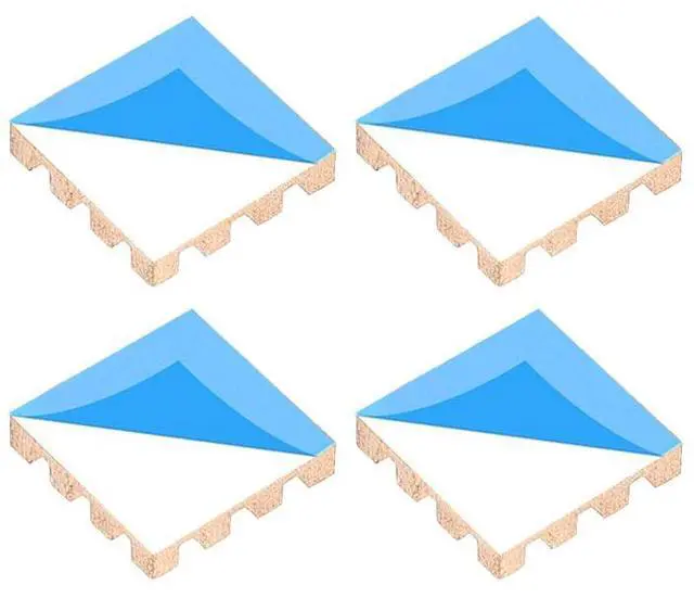 Alt view image 3 of 4 - Copper Heatsink 15x15x2mm with 2.0 W/mK Thermal Adhesive Tape Heat Sink for Motherboard ,Memory, IC Chipset Cooling Radiator - Pack of 4