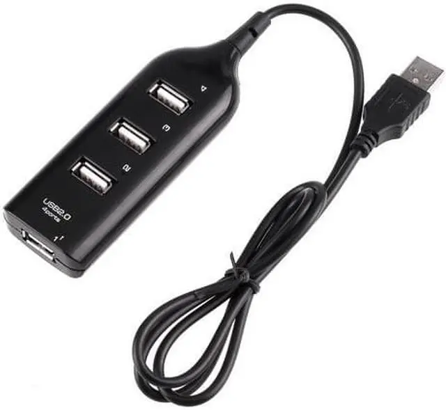 Alt view image 2 of 4 - High Speed 480Mbps 4 Port USB 2.0 Hub,USB Splitter Adapter Port For Laptop PC Computer Peripherals Accessories
