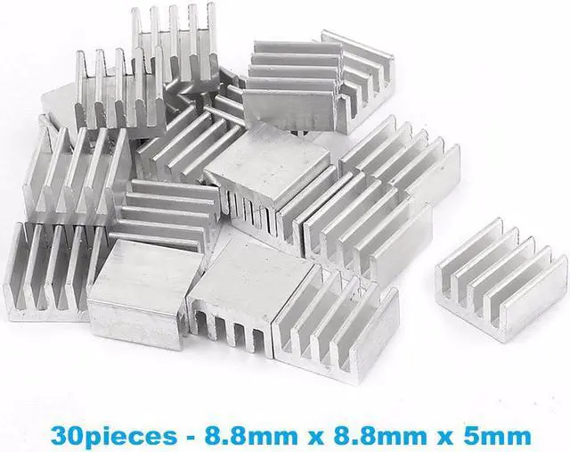 Alt view image 4 of 7 - 1Set/66pcs Aluminum Heat Sink Radiator Heatsink Cooler Kit for Computer Motherboard, IC chipset,RAM,LAN Heat Dissipation