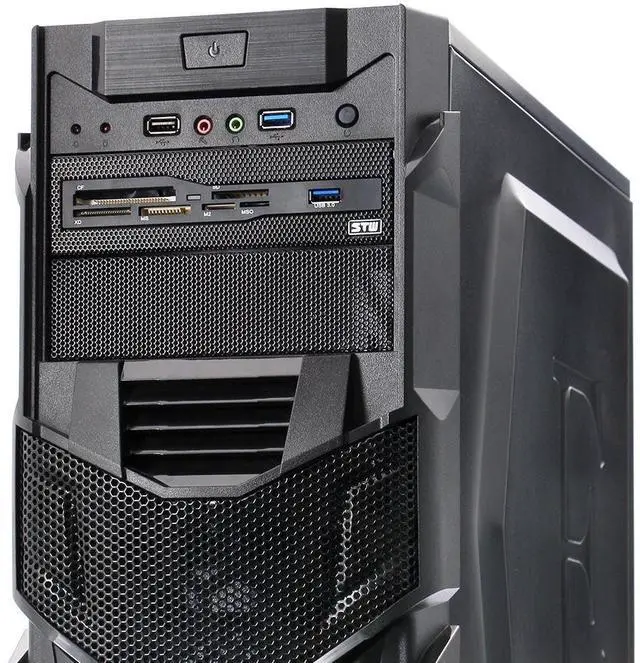 Alt view image 6 of 6 - Pc CD-ROM Slot 5.25" Bay Mesh All In one USB Front Panel CF/XD/MS/M2/SD/TF Internal USB 2 .0 Card Reader USB Flash Memory,1 USB 3.0 Port