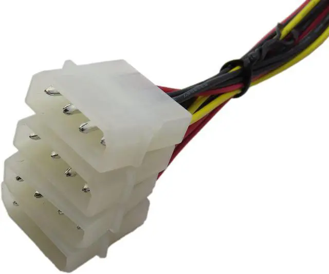 Alt view image 5 of 5 - 1 Meter Internal 36 Pin Mini SAS SFF-8087 Host/Controller to 4x SAS 29Pin SFF-8482 Target/Backplane Hard Disk ,Power by Molex 4pin LP4