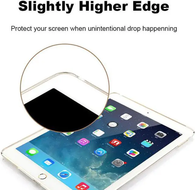 Alt view image 6 of 7 - High Quality Soft TPU Tablet Case For 9.7 iPad Air 2 Transparent Crystal Clear Protective Back Cover For iPad6 iPad 6
