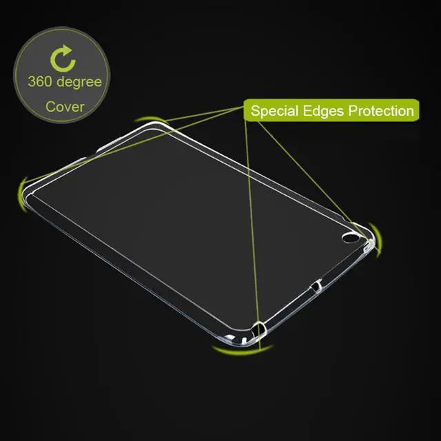 Alt view image 7 of 7 - High Quality Soft TPU Tablet Case For 9.7 iPad Air 2 Transparent Crystal Clear Protective Back Cover For iPad6 iPad 6